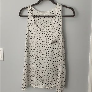 Polka Dot Silk Blouse